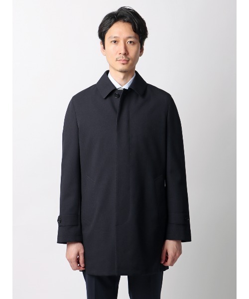 ステンカラーコート コート 最高コート 防風 透湿 防シワ ウールライク
