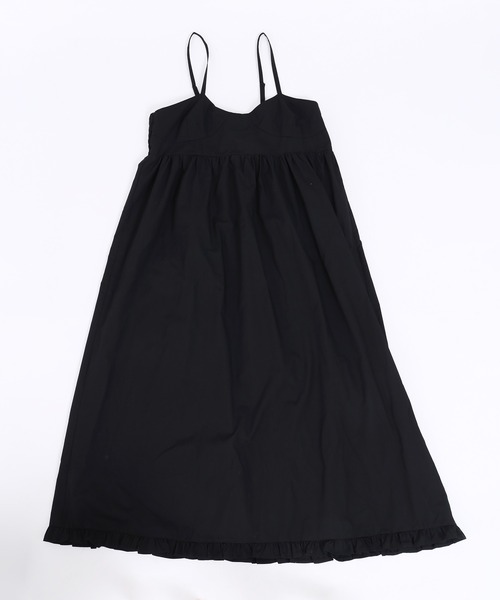 「WC」 キャミソールワンピース FREE ブラック レディース_画像7