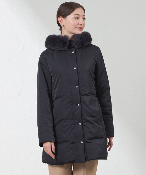 AMACA（アマカ） ダウンコート ダウンジャケット サテンダウン