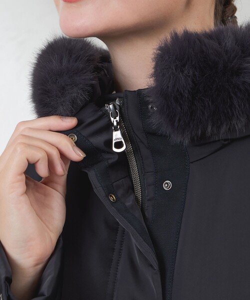 AMACA（アマカ） ダウンコート ダウンジャケット サテンダウン