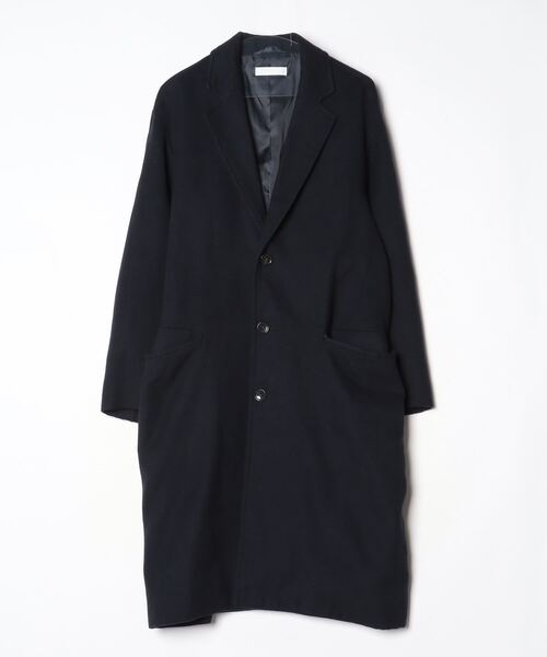 WYM LIDNM 「WYM LIDNM」 チェスターコート S ネイビー メンズ
