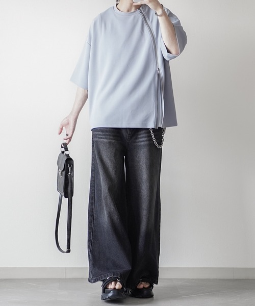 「ELLUV」 半袖Tシャツ S ホワイト メンズ_画像7