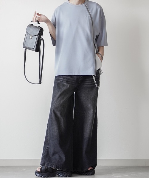 「ELLUV」 半袖Tシャツ S ホワイト メンズ_画像9