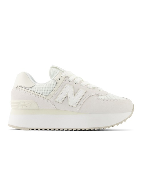 「New Balance」 ローカットスニーカー 24cm パープル レディース_画像2