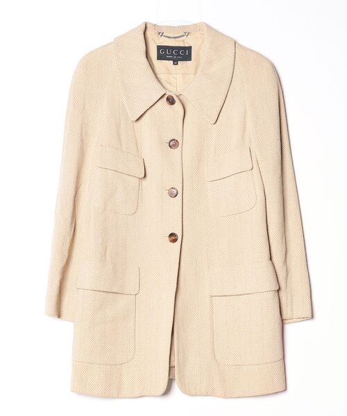 GUCCI（グッチ） コート 40 ベージュ レディース : ZOZOTOWN Yahoo!店