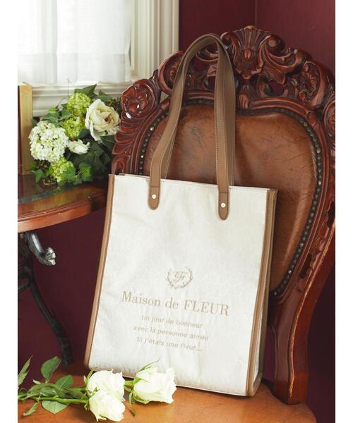 Maison de FLEUR（メゾンドフルール） トートバッグ FREE アイボリー