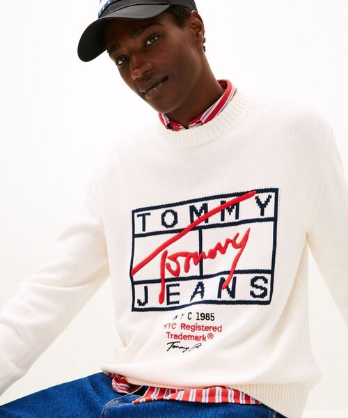 トミー ジーンズ（ JEANS）/レギュラーシグネチャーセーター TOMMY JEANS（トミー・ジーンズ） セーター ニット レギュラー