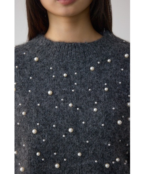 AZUL BY MOUSSY（アズールバイマウジー） ニット セーター パール