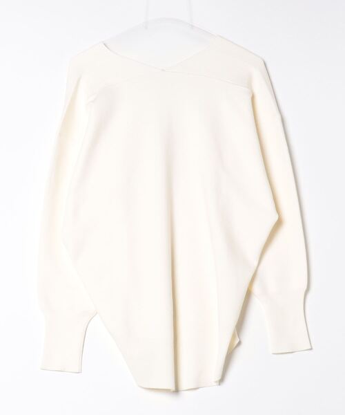 「Rouge vif」 長袖ニット - ホワイト レディース_画像2