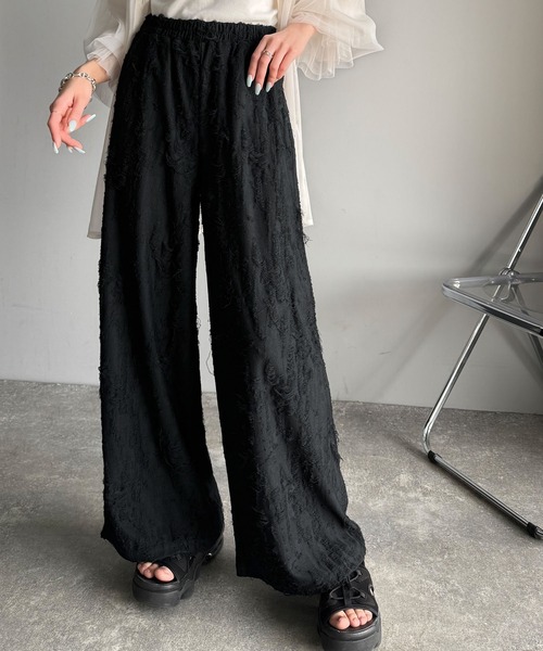 「mily bilet」 「classicalelf」イージーパンツ X-LARGE チャコールグレー レディース_画像7