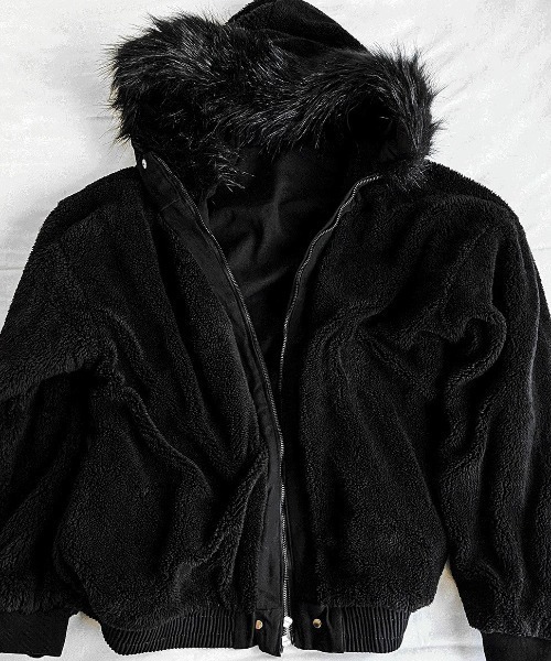 COSYHARU（コシハル） ブルゾン アウター フェイクファークロップド