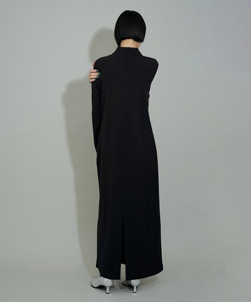 ADAM ET ROPE'（アダムエロペ） シャツワンピース FREE ブラック系