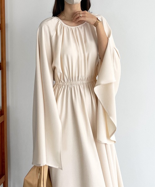 「Louere」 長袖ワンピース MEDIUM ブラック レディース_画像5