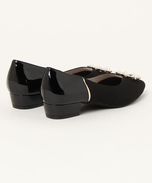 「JELLY BEANS」 フラットパンプス 24.5 グリーン レディース_画像2