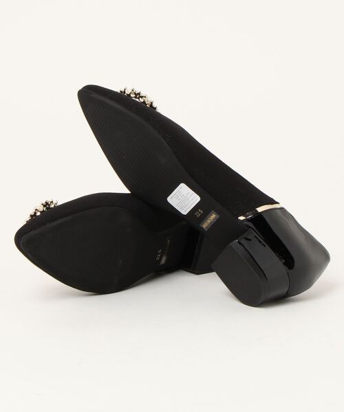 「JELLY BEANS」 フラットパンプス 24.5 グリーン レディース_画像3