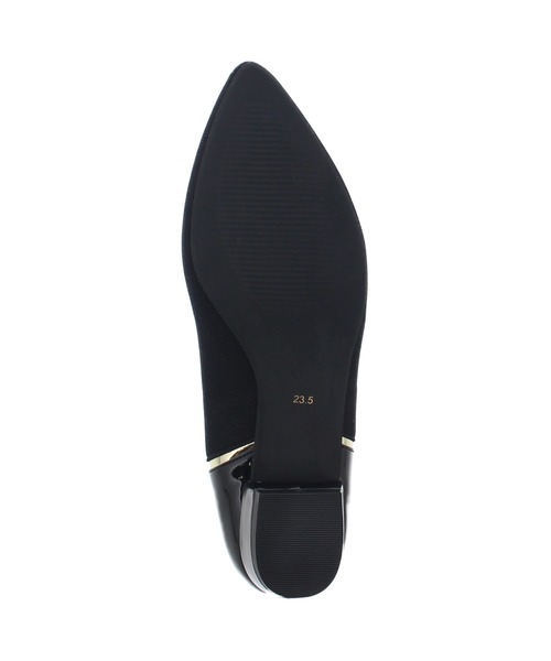 「JELLY BEANS」 フラットパンプス 24.5 グリーン レディース_画像7