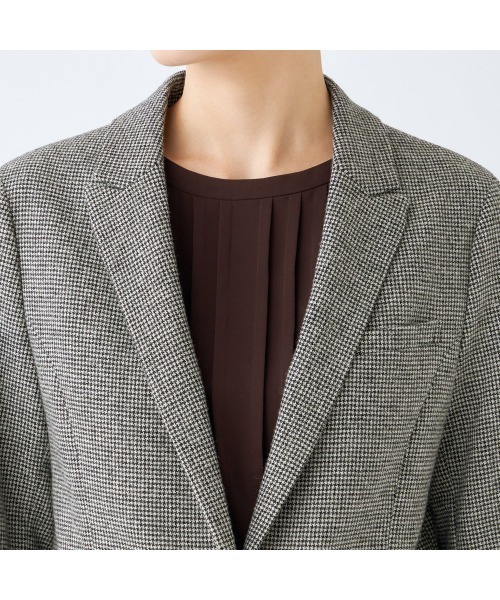 SUIT SELECT テーラードジャケット 3L ベージュ レディース : ZOZOTOWN