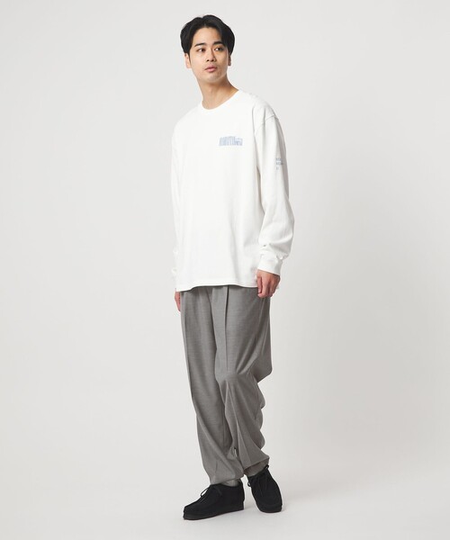 green label relaxing（グリーンレーベルリラクシング） ワイドパンツ green label relaxingオルマイ ワイドパンツ W3 ストレッチ