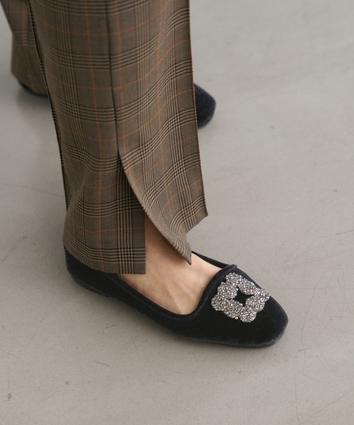 「IENA」 パンプス 36 ネイビー レディース_画像3