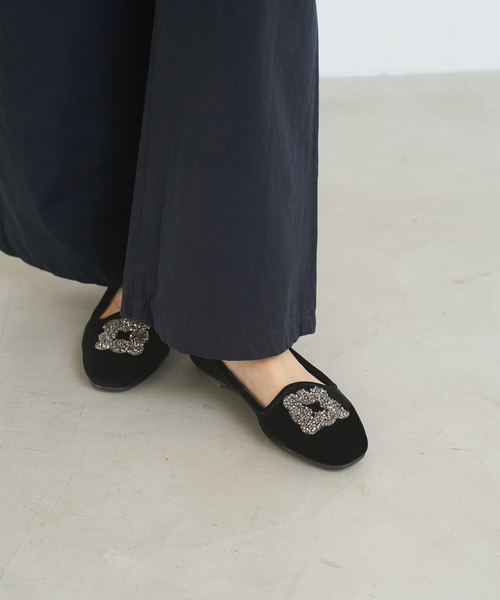 「IENA」 パンプス 36 ネイビー レディース_画像8