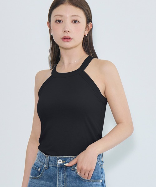 「BAMBI WATER」 キャミソール X-LARGE ブラック レディース_画像6
