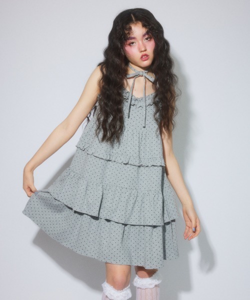 Candy Stripper（キャンディーストリッパー） ワンピース TIERED CAMI