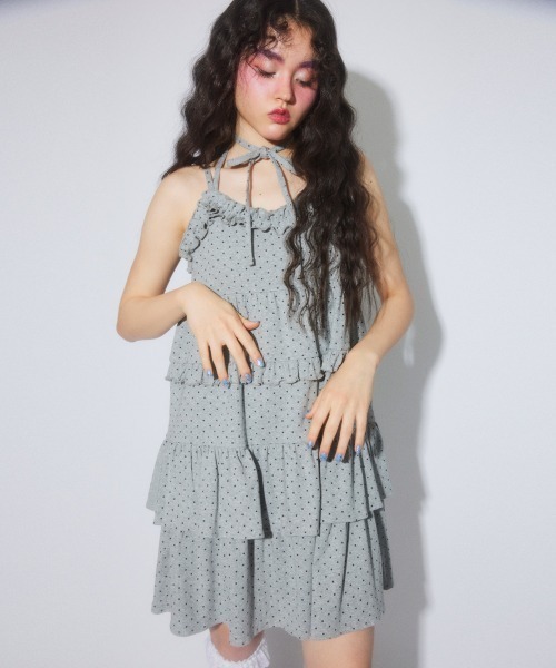 Candy Stripper（キャンディーストリッパー） ワンピース TIERED CAMI