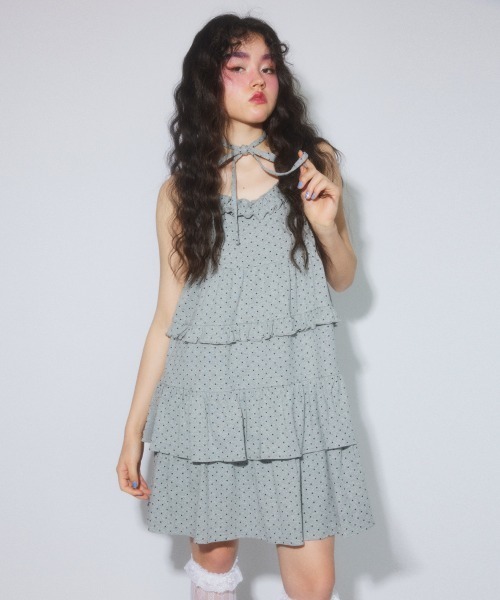 Candy Stripper（キャンディーストリッパー） ワンピース TIERED CAMI