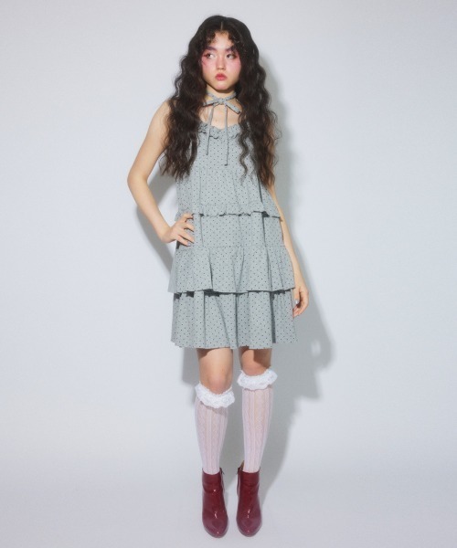 Candy Stripper（キャンディーストリッパー） ワンピース TIERED CAMI