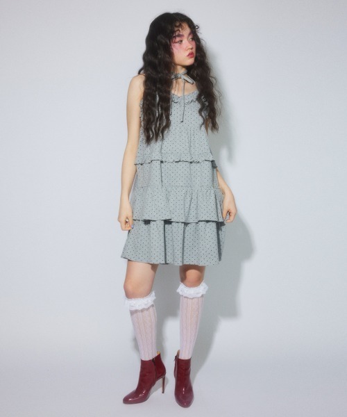 Candy Stripper（キャンディーストリッパー） ワンピース TIERED CAMI