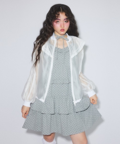 Candy Stripper（キャンディーストリッパー） ワンピース TIERED CAMI