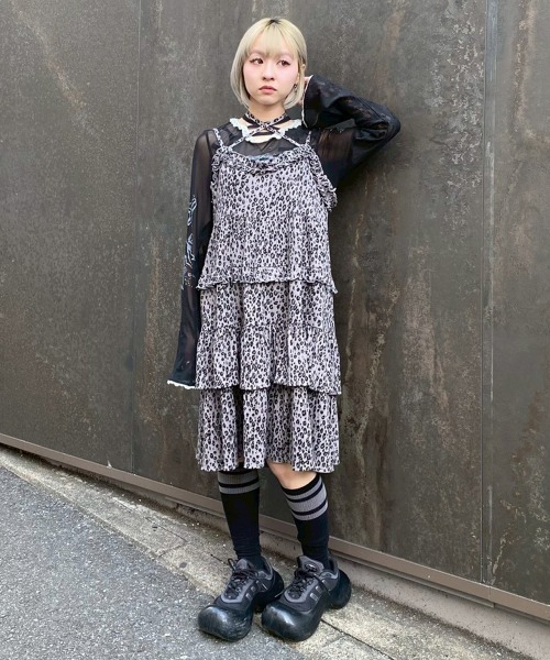 Candy Stripper（キャンディーストリッパー） ワンピース TIERED CAMI