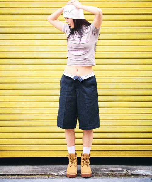 X-girl（エックスガール） ハーフパンツ パンツ 短パン × Dickies