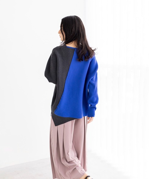 「OSMOSIS」 長袖ニット ONE SIZE ブラック レディース_画像7