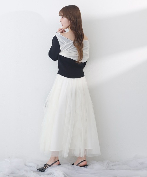 one after another NICE CLAUP スカート イレヘムチュールスカート