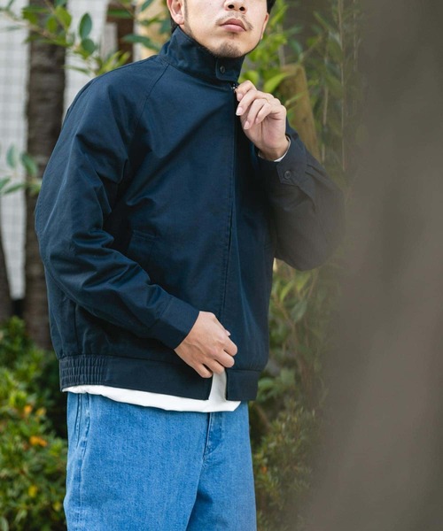 「EKAL」 ブルゾン MEDIUM ネイビー メンズ_画像7