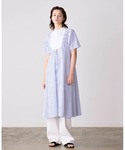シャツワンピース pin tuck bosom...の詳細画像1