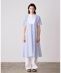 シャツワンピース pin tuck bosom...の詳細画像5