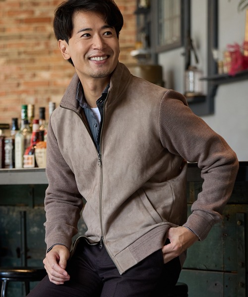 「UNION STATION」 ブルゾン M ベージュ メンズの画像2