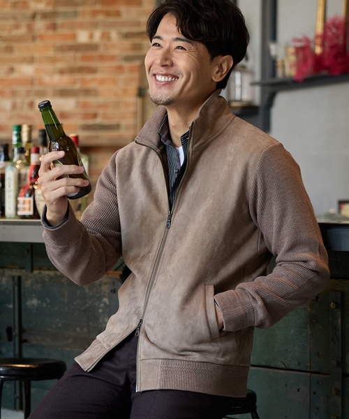 「UNION STATION」 ブルゾン M ベージュ メンズの画像3