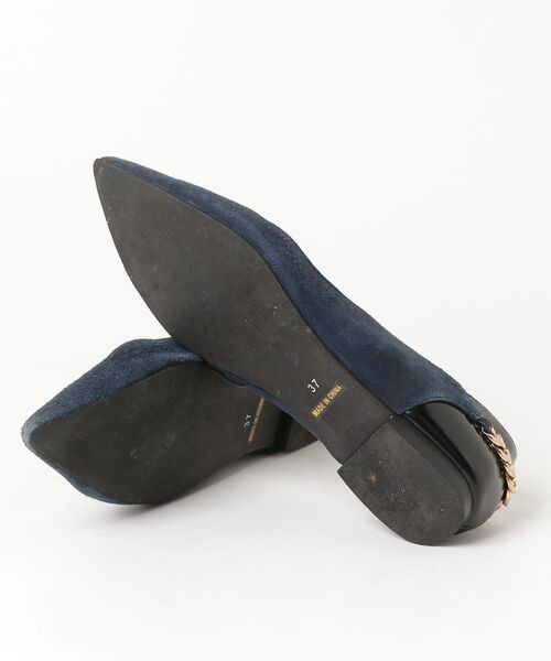 「Jeffrey Campbell」 フラットパンプス 37 ネイビー レディース_画像3