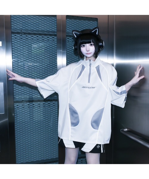 「REFLEM」 7分袖カットソー FREE ホワイト レディース_画像9