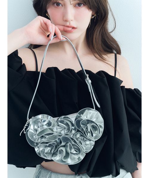snidel花柄ﾊﾞｯｸﾞ SNIDEL（スナイデル） ハンドバッグ フラワーバッグ : ZOZOTOWN Yahoo