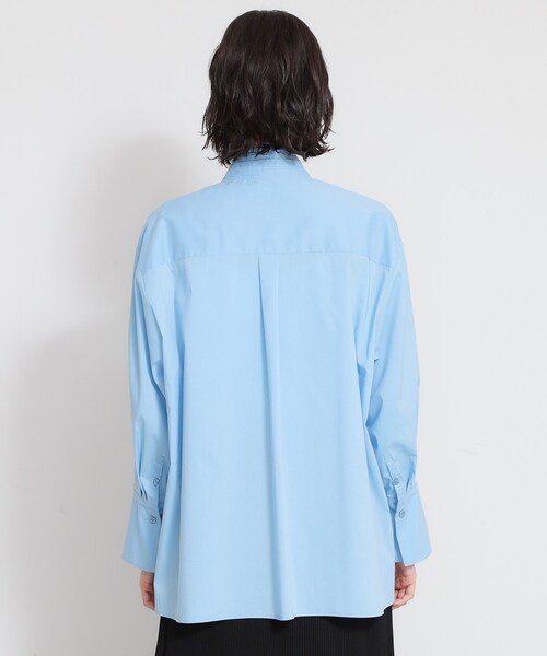 THE SHOP TK ブラウス シャツ 「通勤スタイルに」タックボウタイ