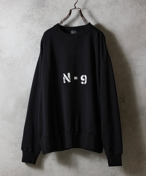 「NUMBER (N)INE」 スウェットカットソー 3 ブラック メンズ
