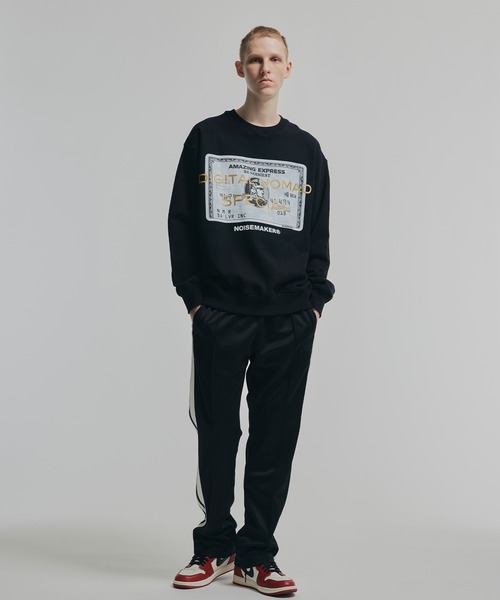 「NOISE MAKER」 イージーパンツ X-LARGE ブラック メンズ_画像5