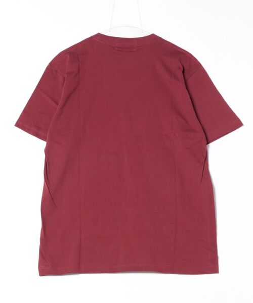 「WORLD WIDE LOVE!」 半袖Tシャツ M ボルドー レディース_画像2