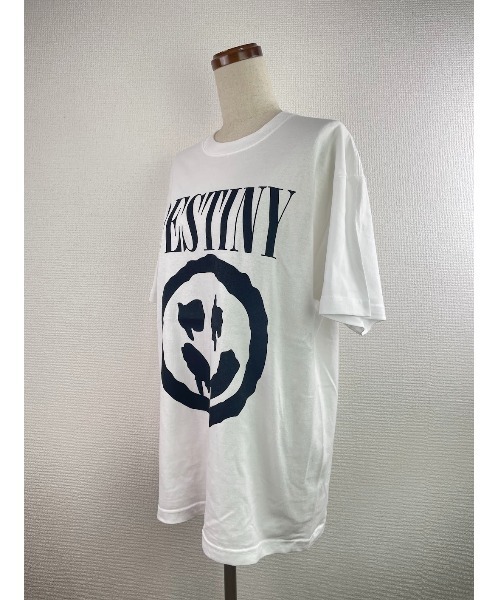 「WORLD WIDE LOVE!」 半袖Tシャツ M ボルドー レディース_画像5