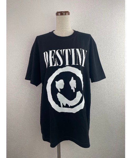 「WORLD WIDE LOVE!」 半袖Tシャツ M ボルドー レディース_画像6