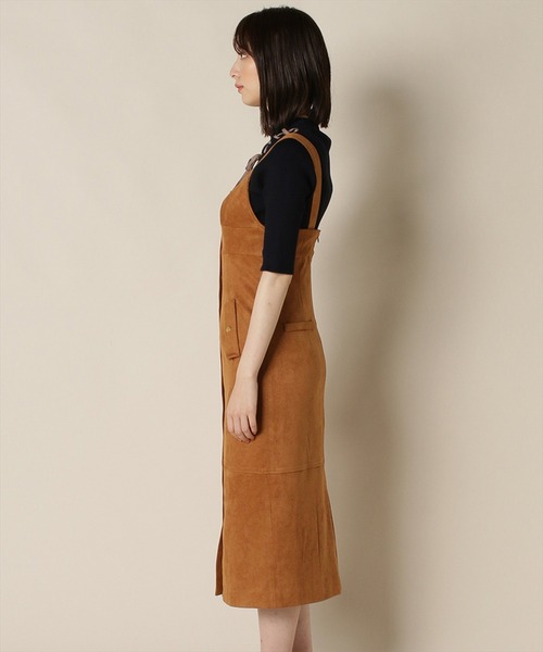 「REDYAZEL」 サロペットスカート MEDIUM ベージュ レディース_画像7